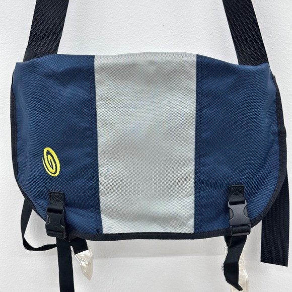Timbuk2 Classic Messenger Bag Large Blue Commuter Single Strap Canvas Travel